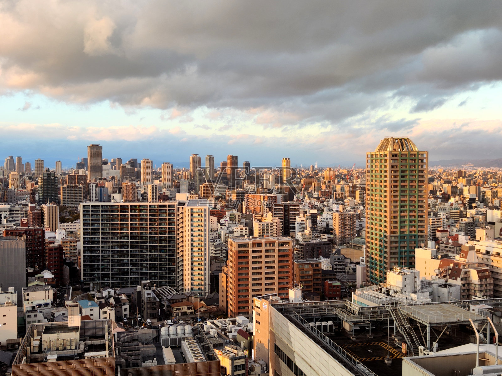 大阪市景,日本照片摄影图片