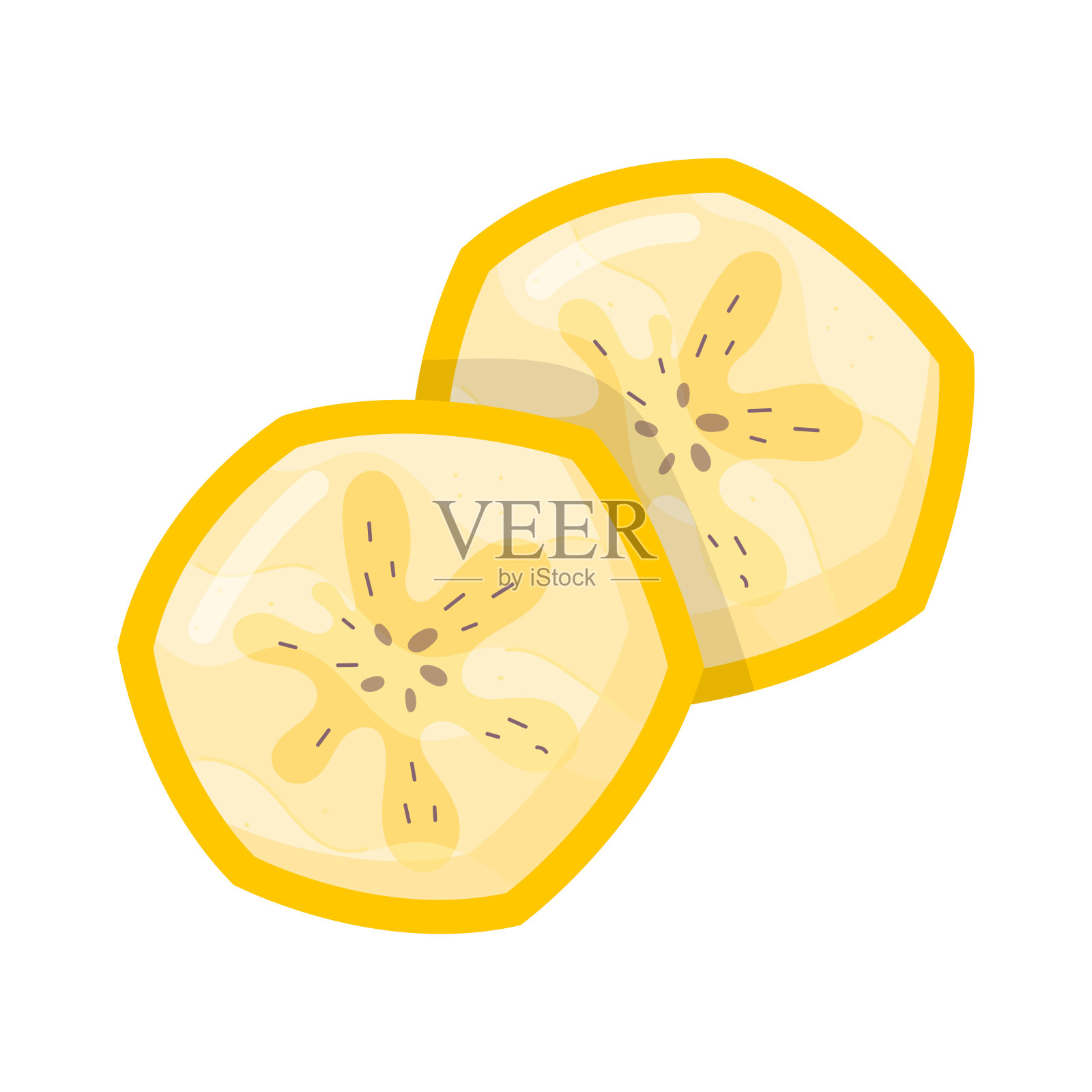 一包16个时髦的香蕉快乐扁平贴纸插画图片素材