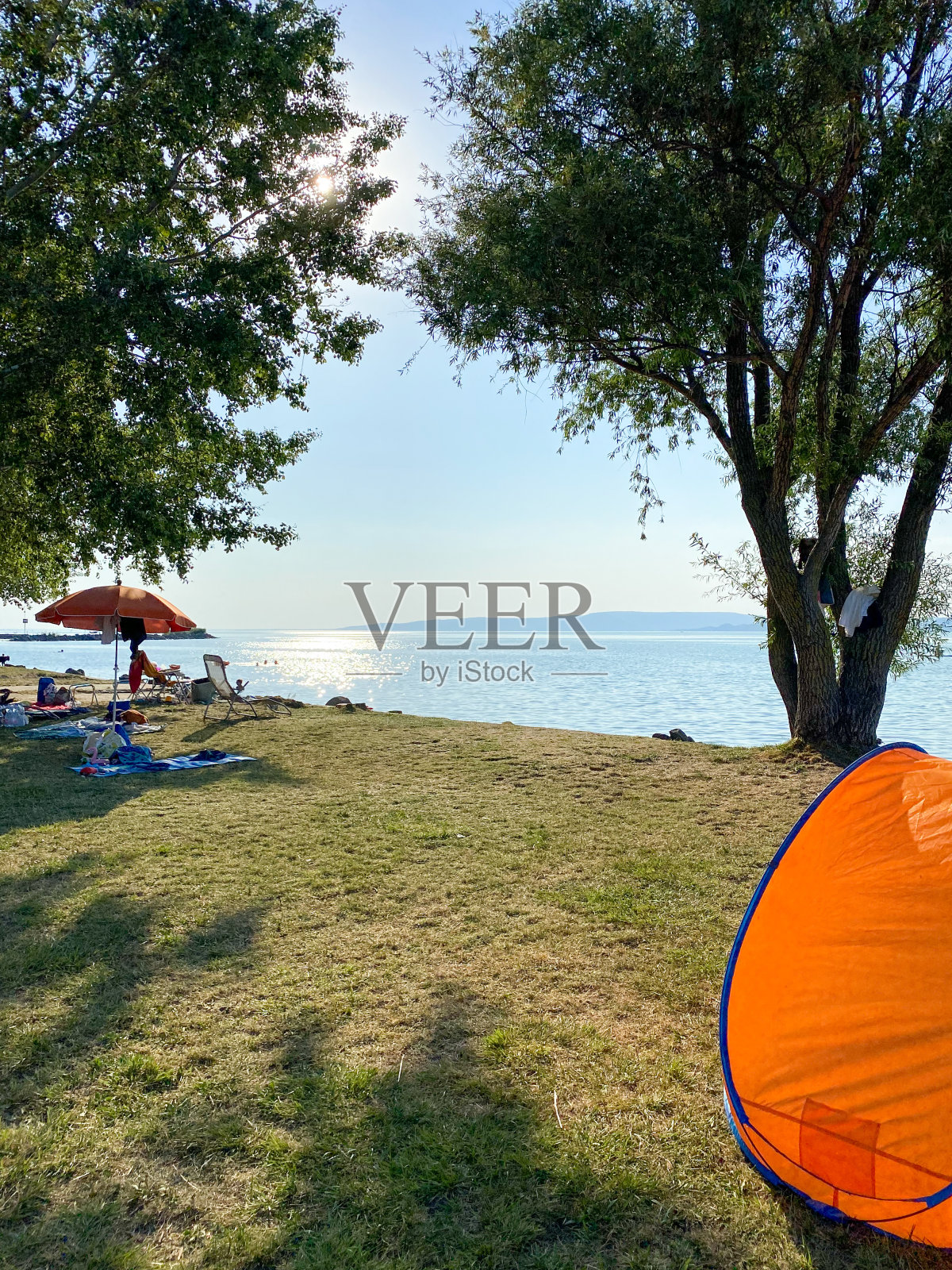 方约德巴拉顿湖的海滩照片摄影图片