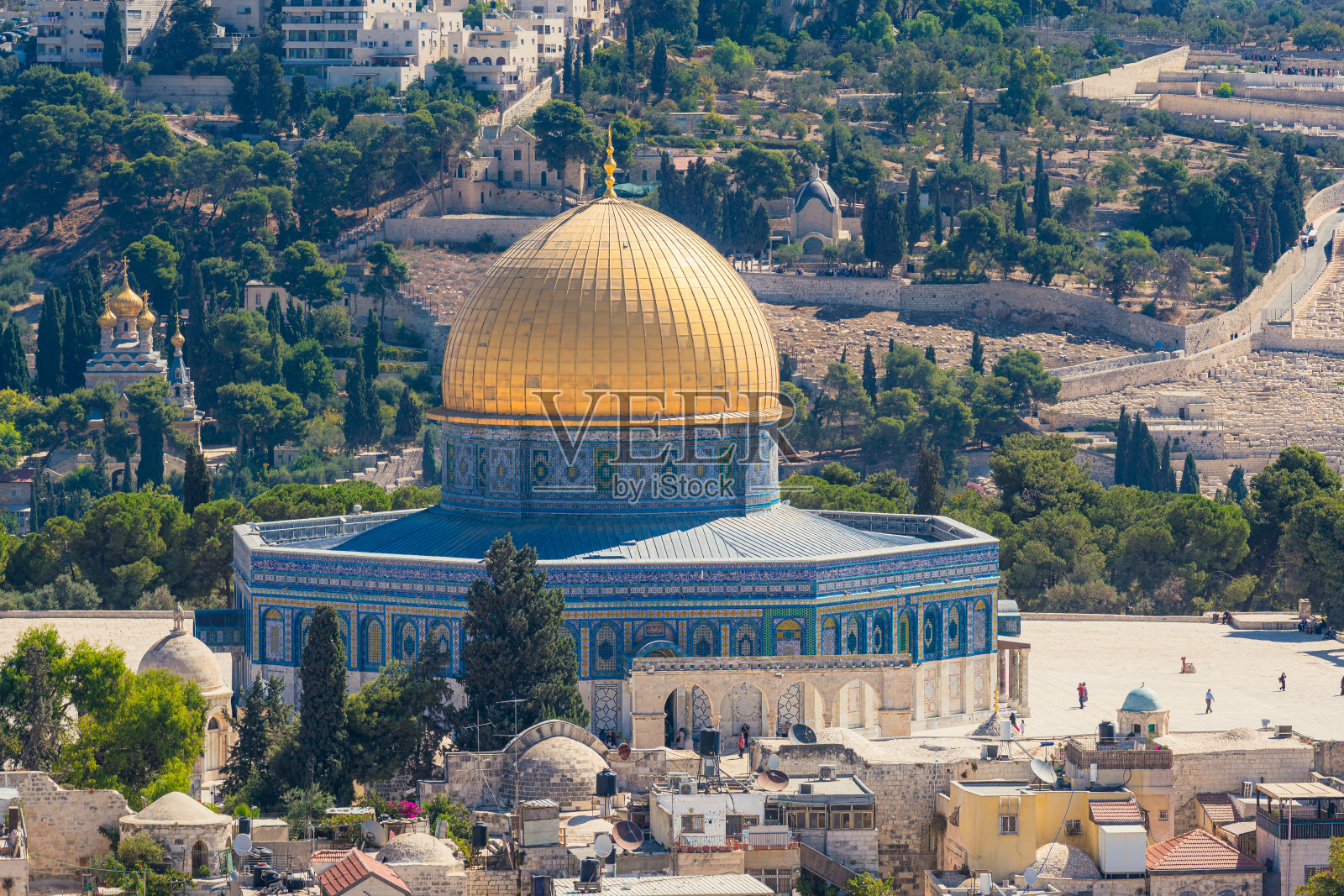 耶路撒冷的圆顶清真寺照片摄影图片