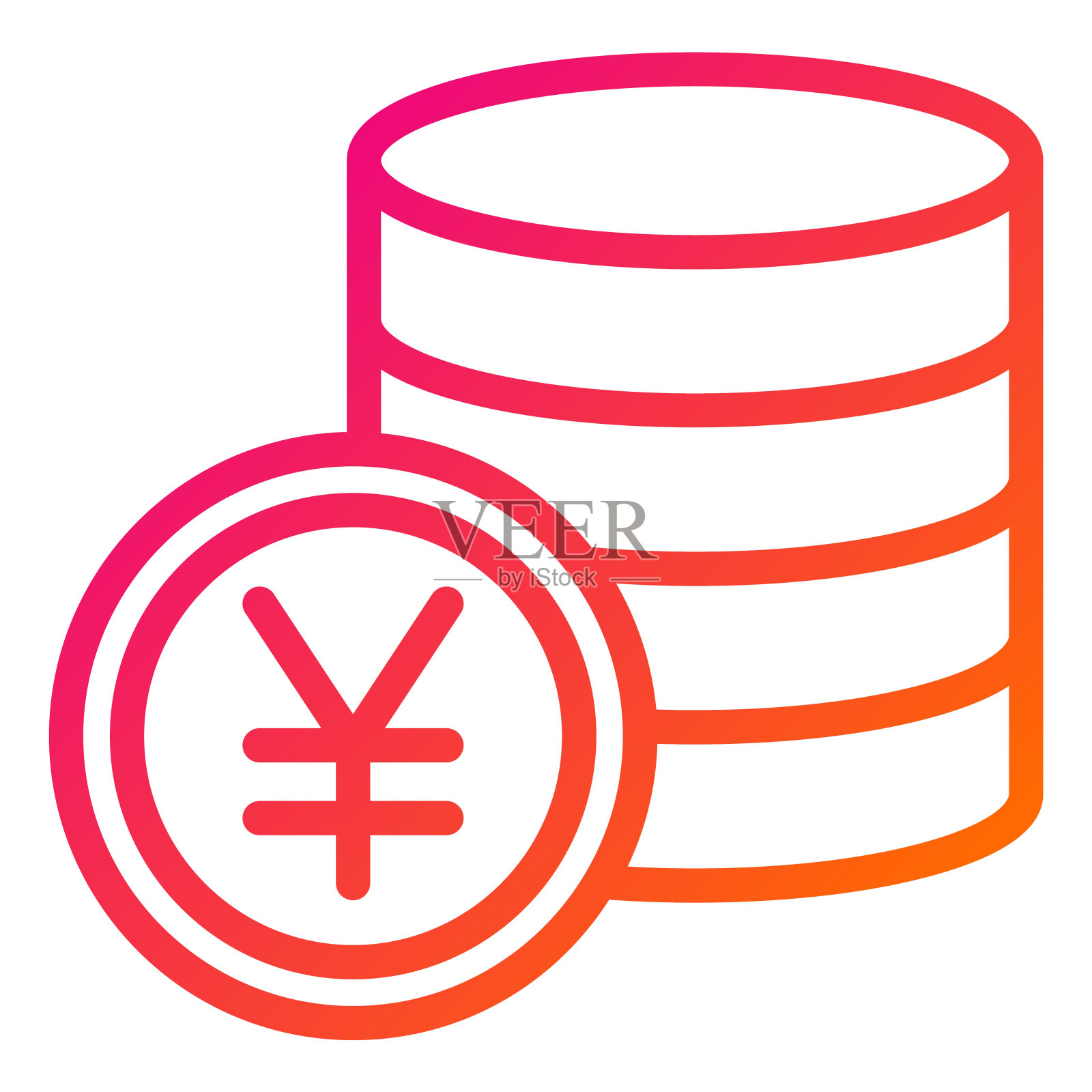 日元矢量图标设计插图插画图片素材