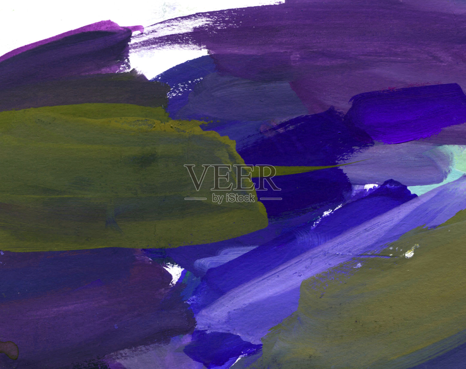 绘画色彩和笔触的表现。爆炸性的彩色霓虹灯。背景抽象插图插画图片素材