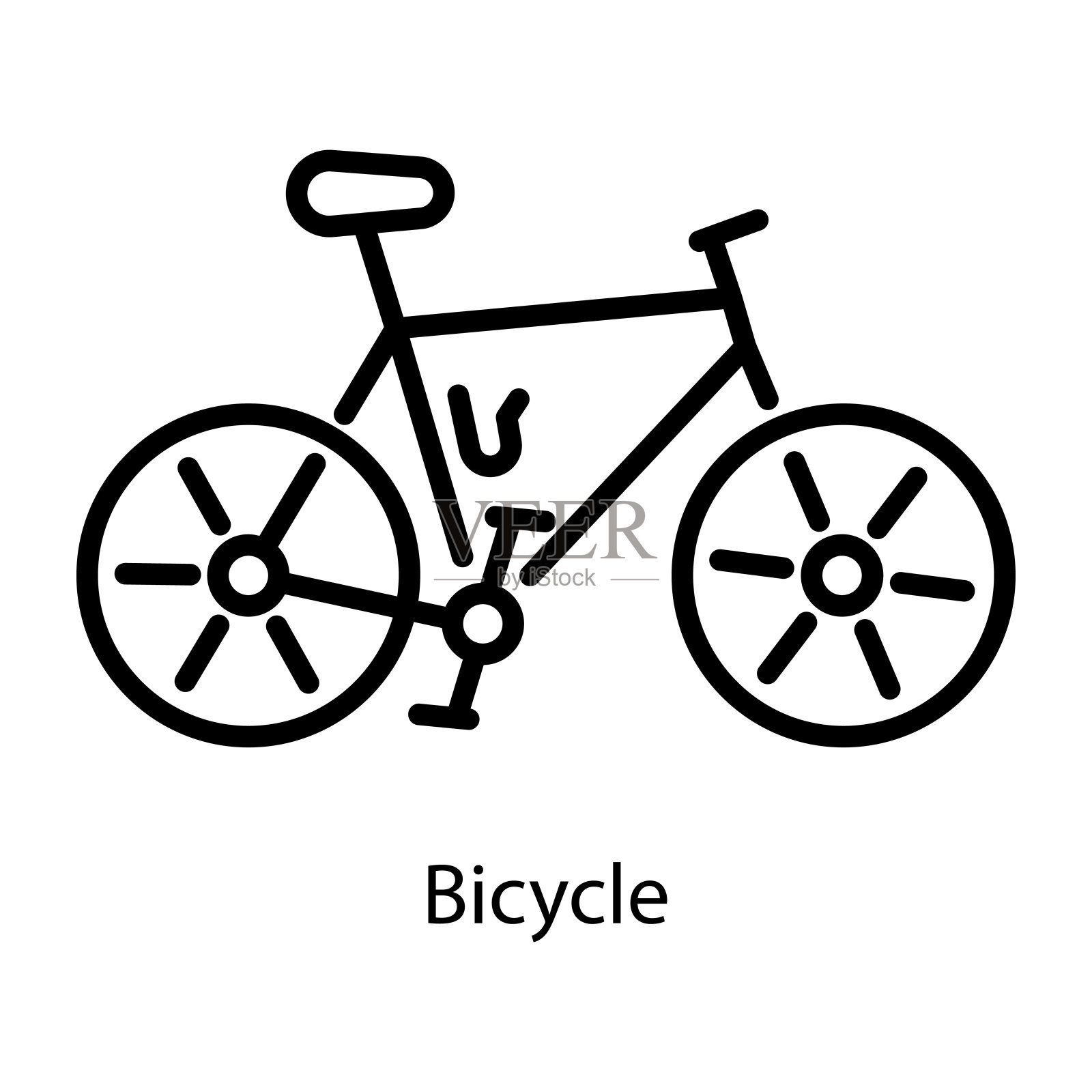 自行车插画图片素材