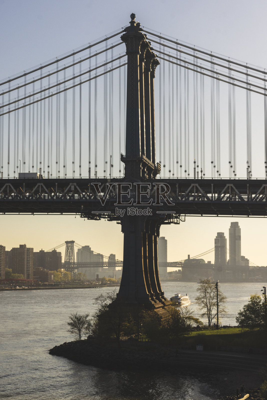 曼哈顿大桥照片摄影图片
