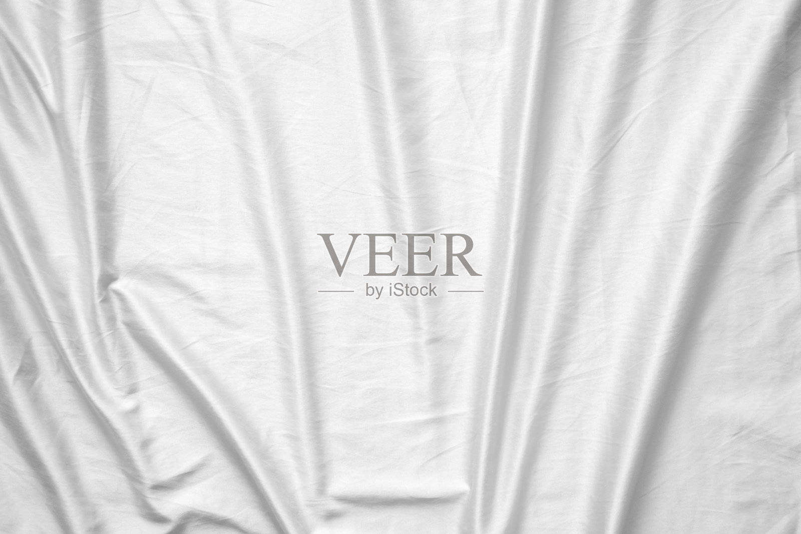 抽象的白色褶皱被单织物纹理背景照片摄影图片