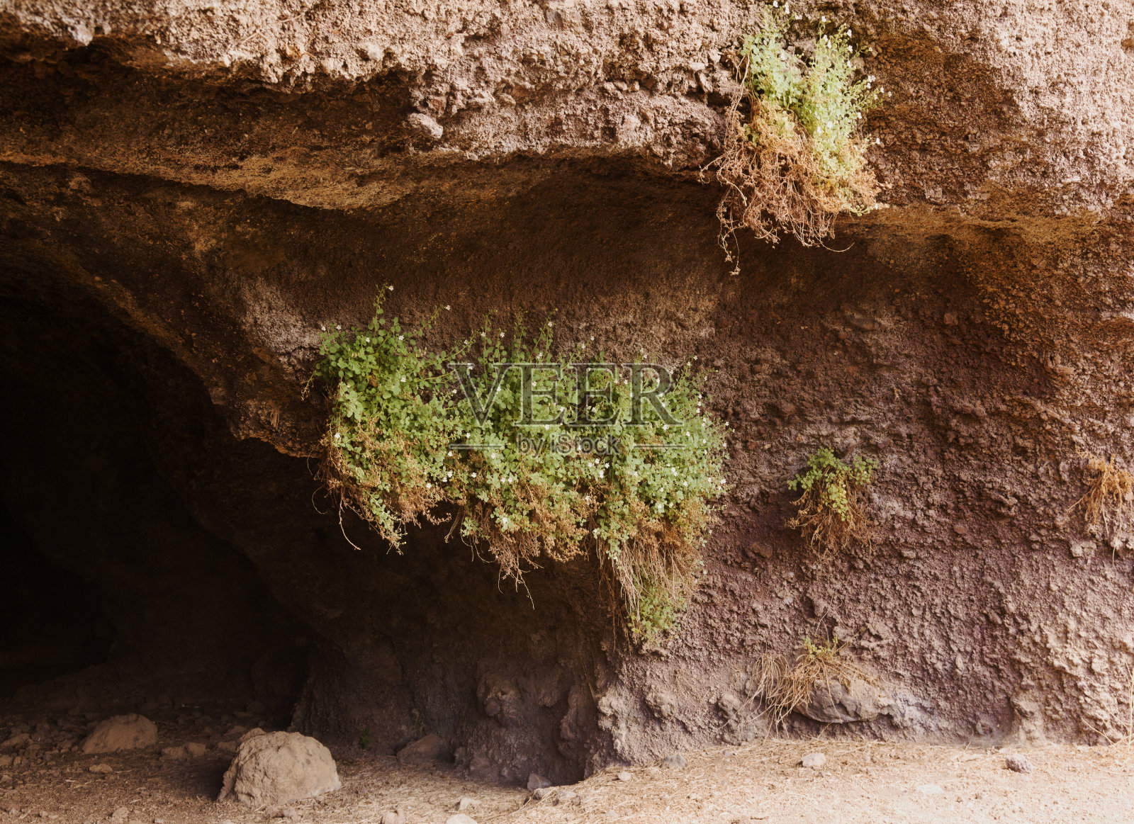 大加那利岛,卡拉西奥洞穴村照片摄影图片