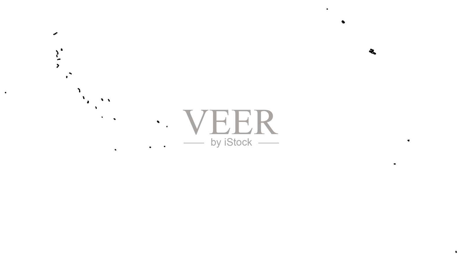 基里巴斯地图的轮廓和区域插画图片素材