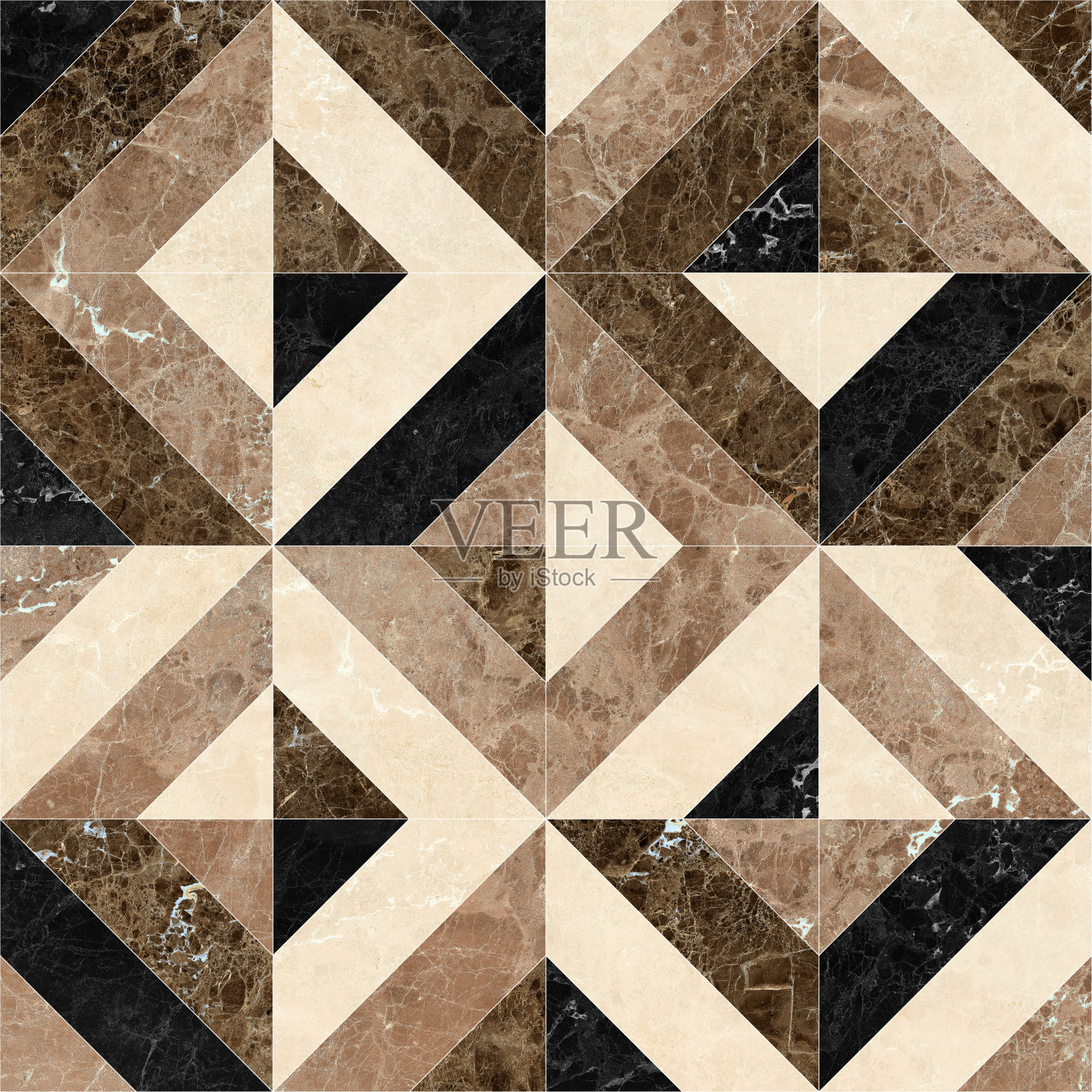 几何无缝装饰由木材,大理石,混凝土,水泥和石头。照片摄影图片