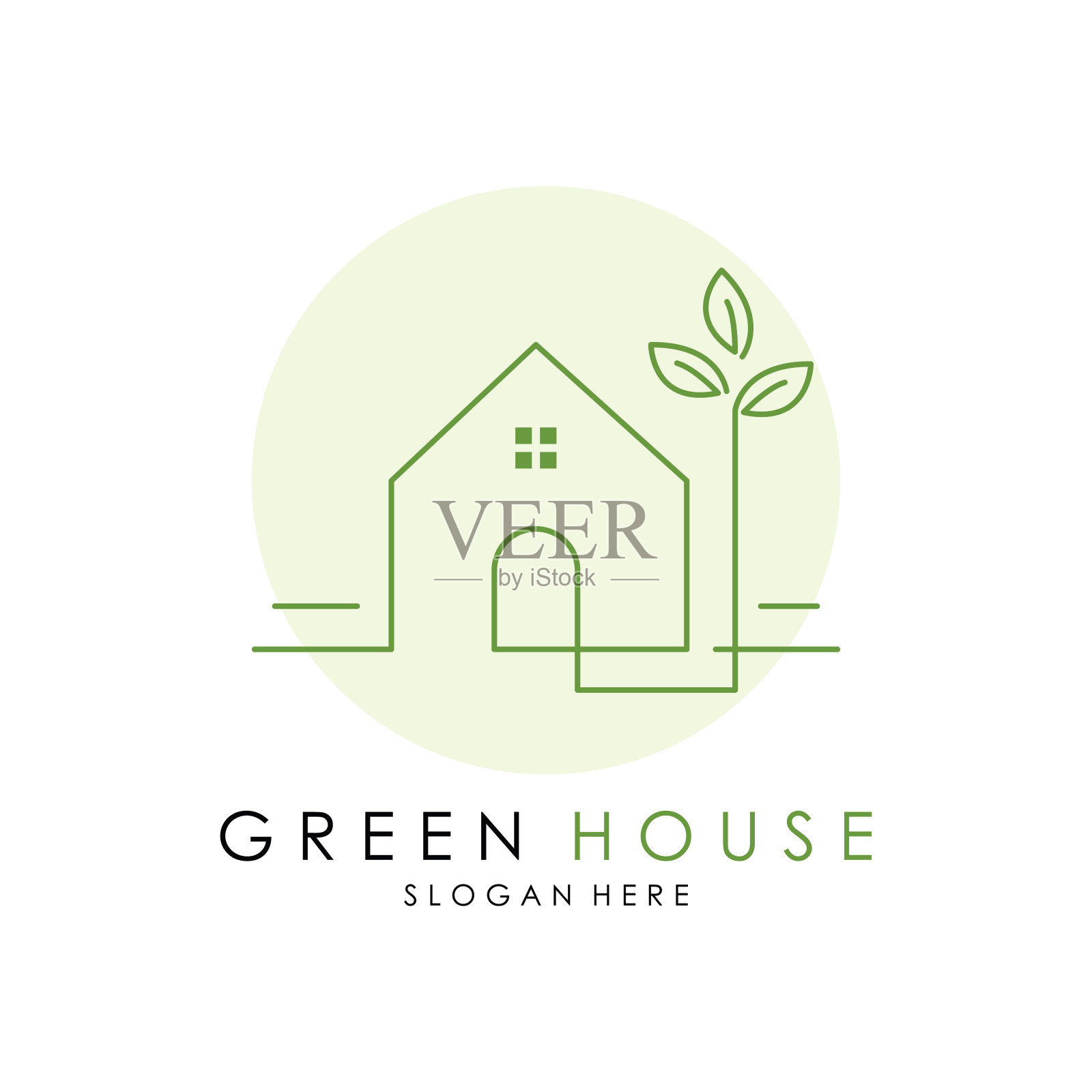 温室图标矢量插图插画图片素材