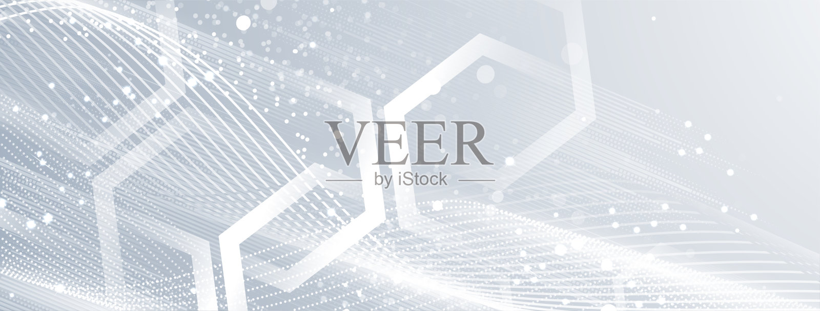 技术抽象的未来主义背景的互联网业务。大数据概念。插画图片素材