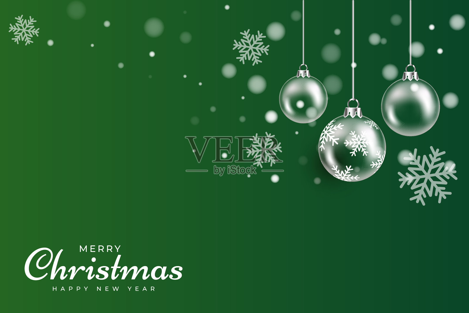 圣诞快乐背景,圣诞装饰矢量插画图片素材