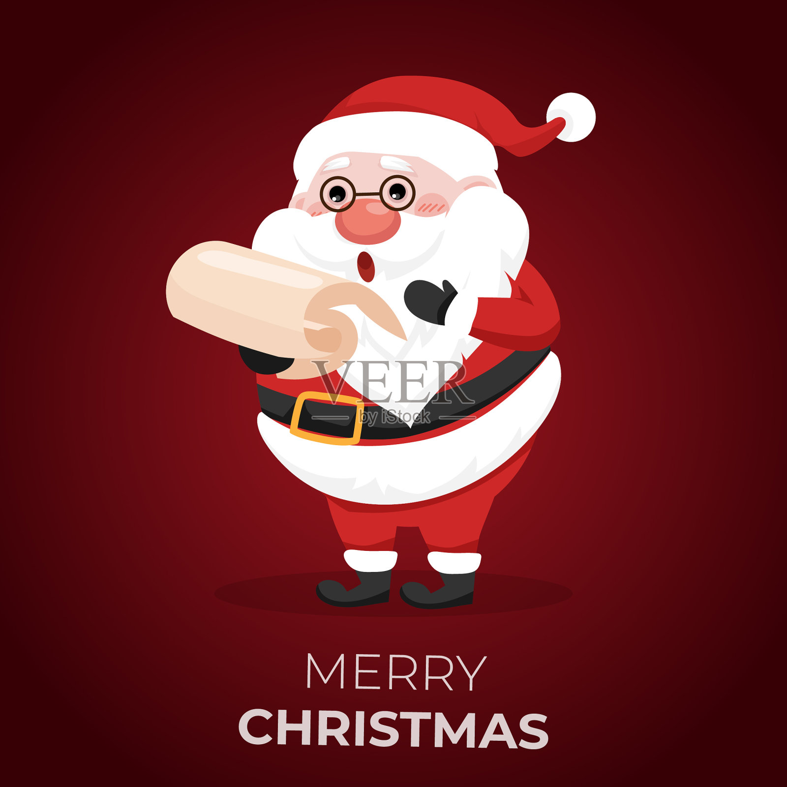 圣诞快乐背景,圣诞装饰矢量插画图片素材