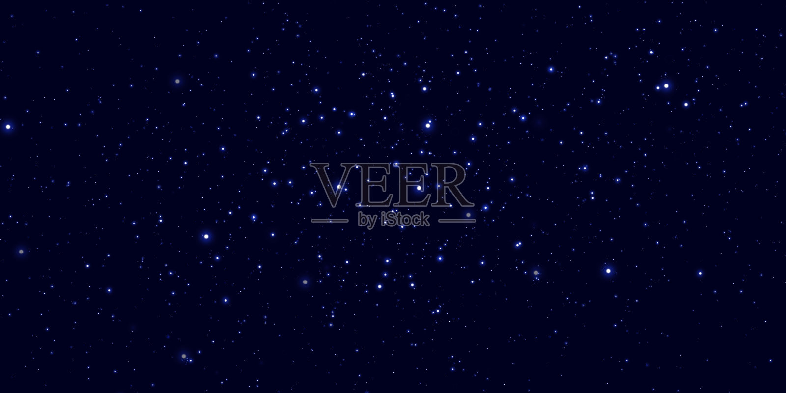 繁星满天的夜空。夜空背景上耀眼的星星。插画图片素材