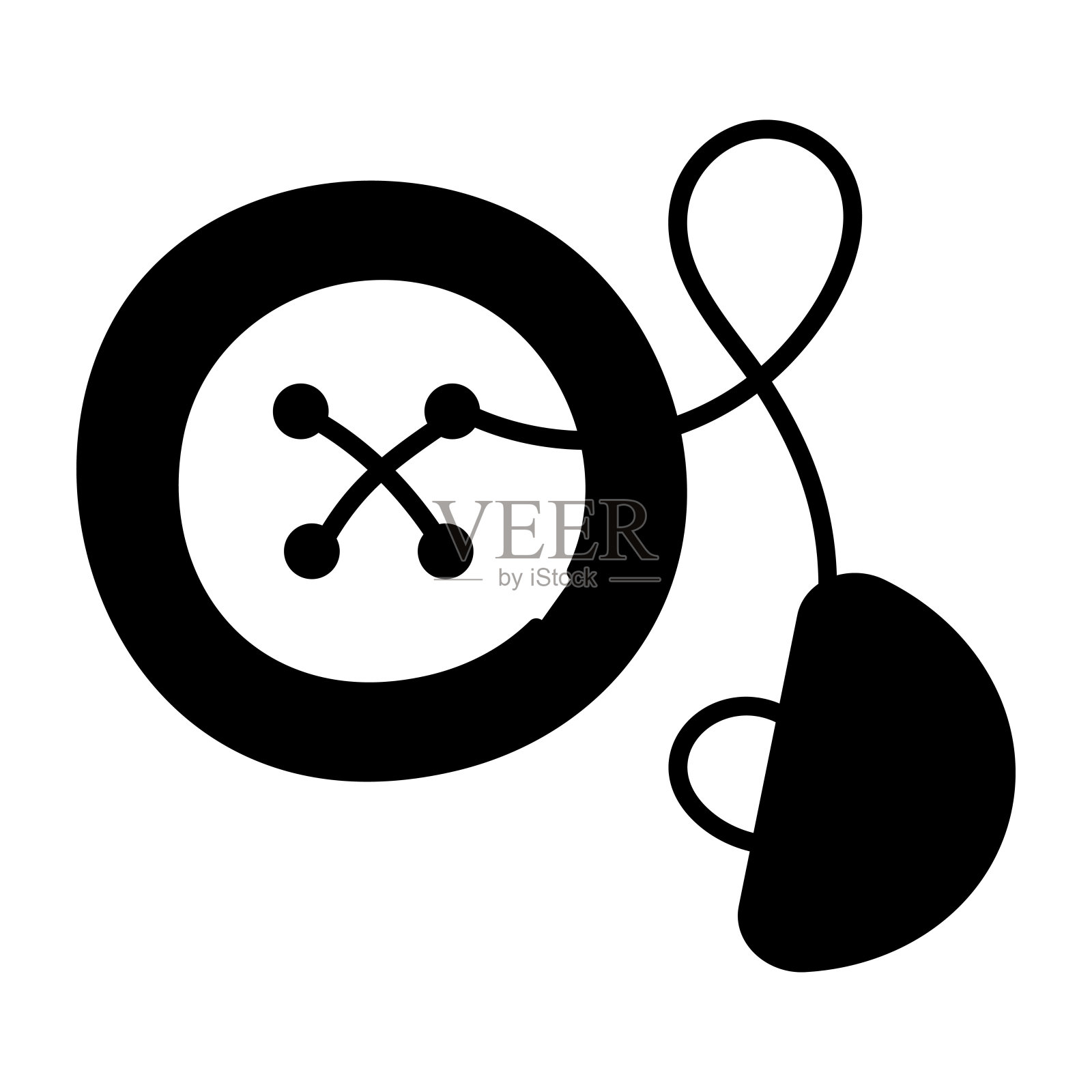 衬衫按钮插画图片素材