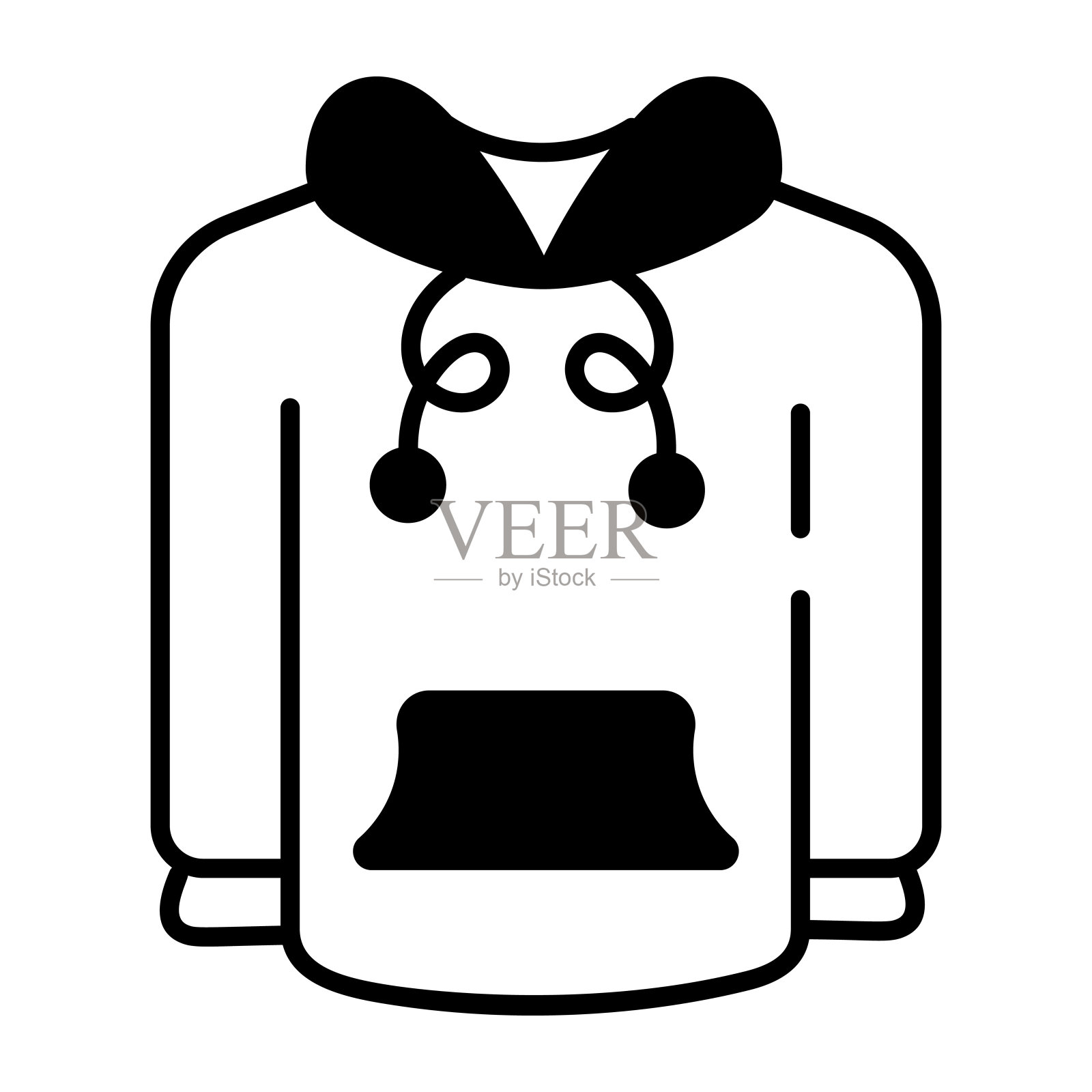 连帽衫插画图片素材