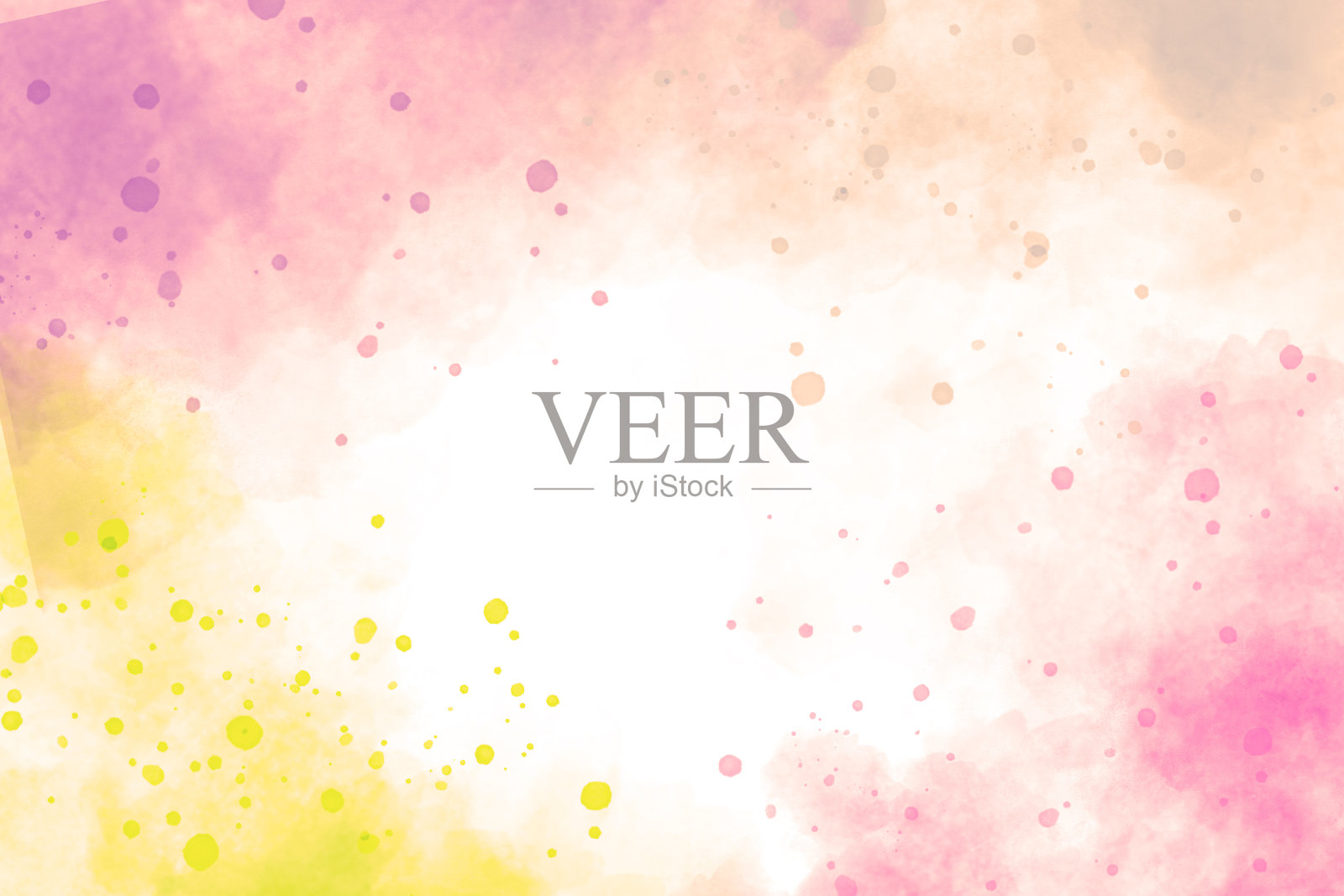 抽象水彩小背景与油漆飞溅在水彩纸照片摄影图片