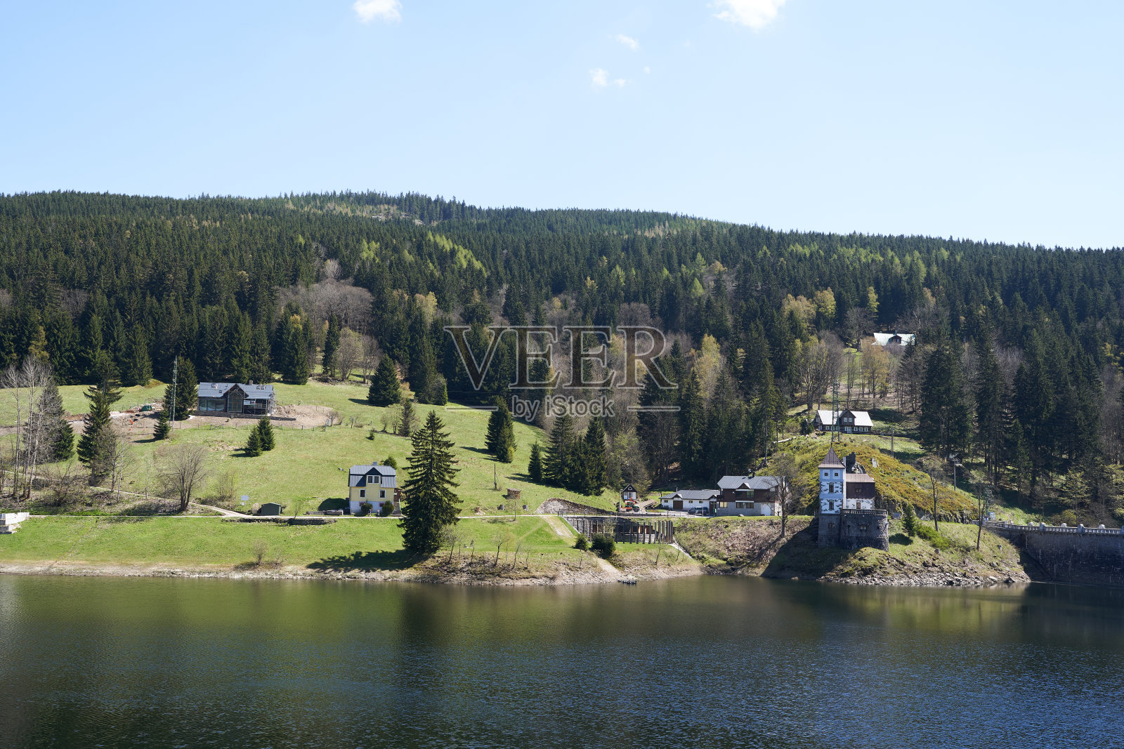 Spindleruv Mlyn - Labska大坝照片摄影图片