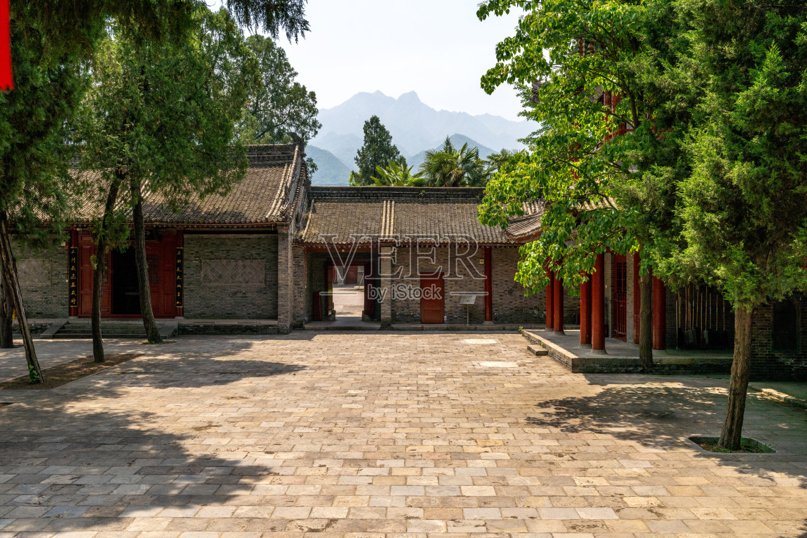 中国西安草堂寺风景照片摄影图片