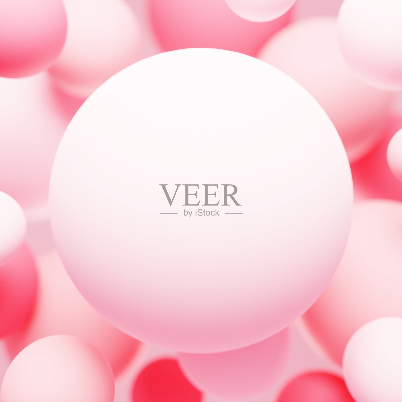 柔和的彩色球背景插图照片摄影图片