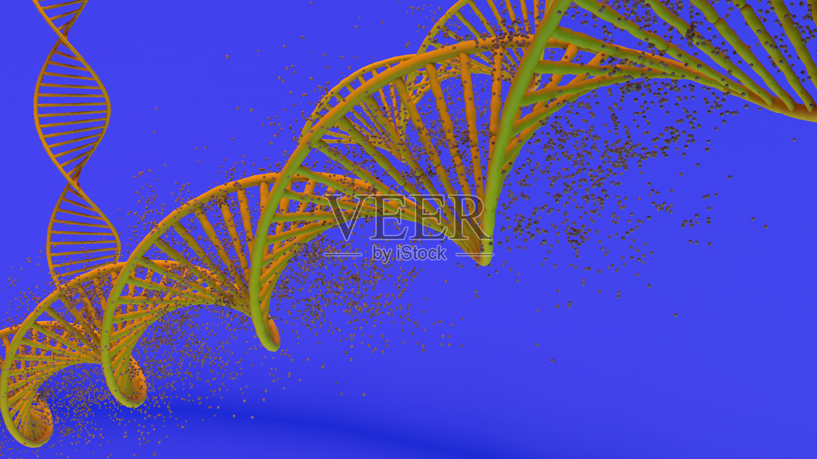 DNA结构概念背景说明,生命基因编辑技术,DNA,3d渲染照片摄影图片
