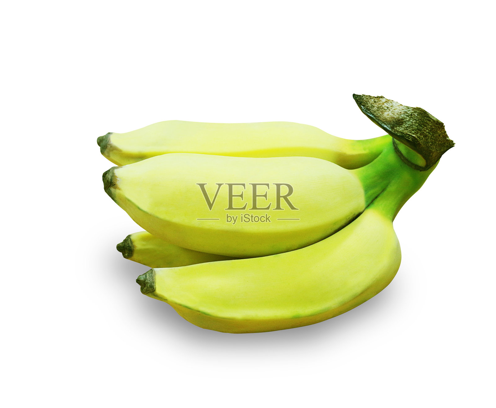 香蕉上白照片摄影图片