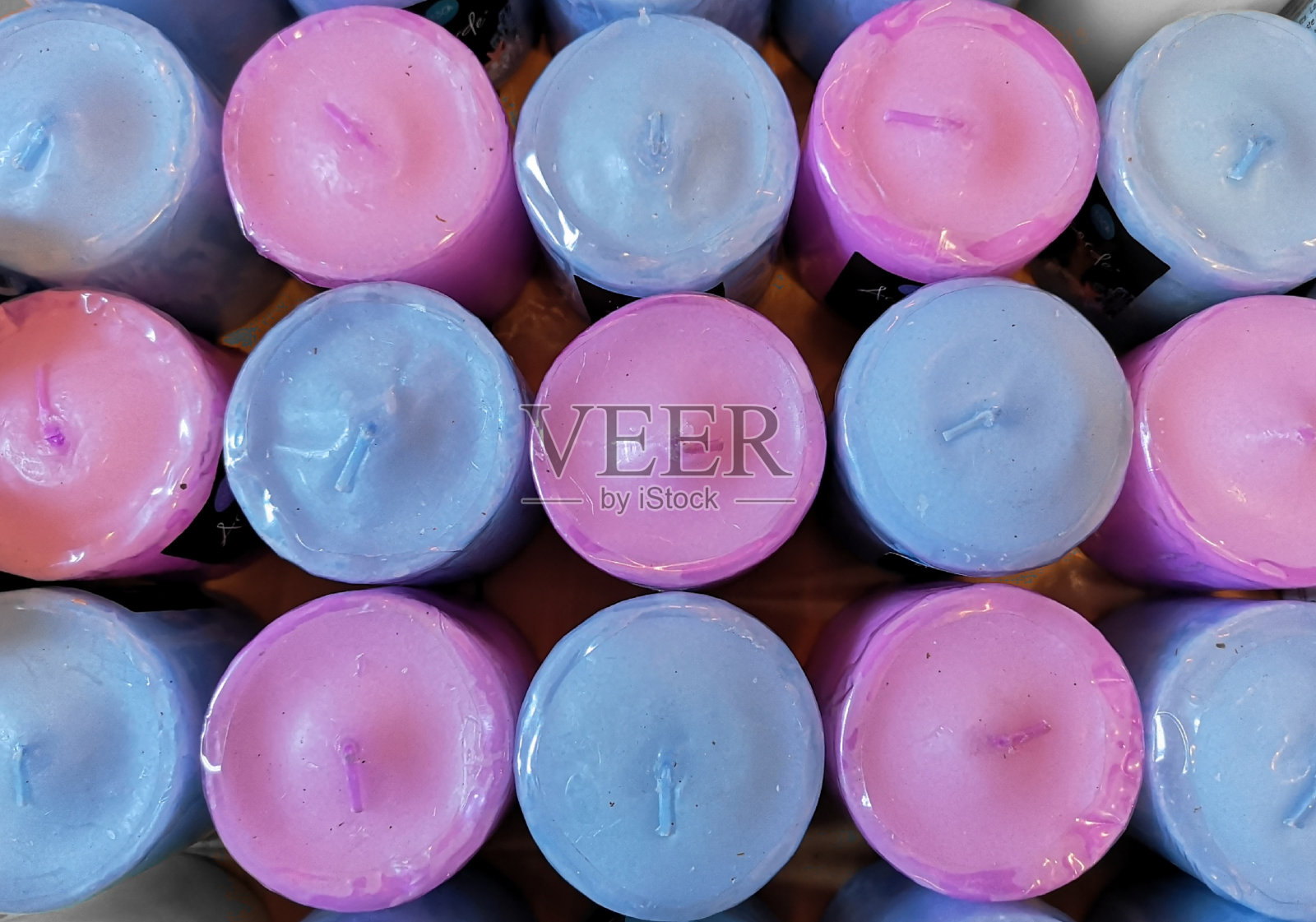 粉色和浅蓝色照片摄影图片