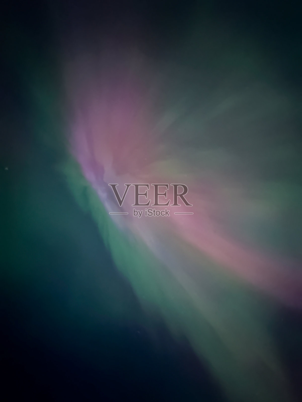 天空中的北极光或北极光照片摄影图片