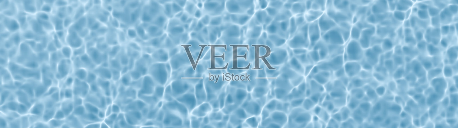 空游泳池俯视图。蓝水背景。水面上的涟漪和波浪。3 d渲染。照片摄影图片