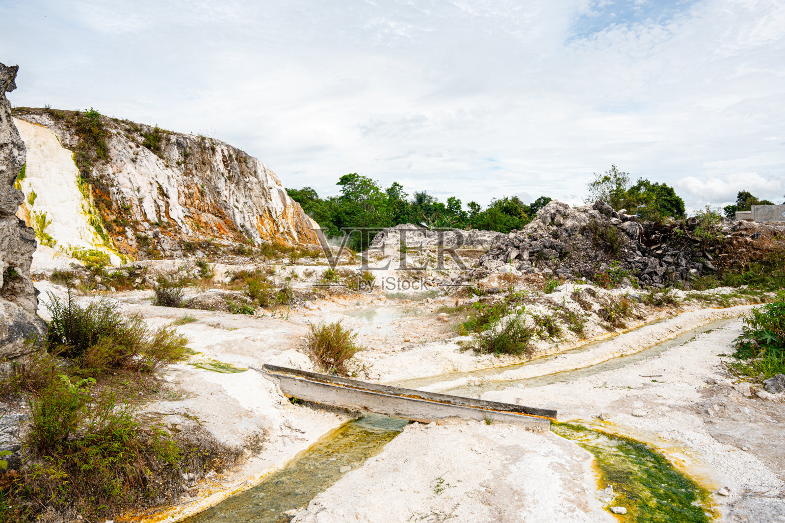 虹吸温泉照片摄影图片