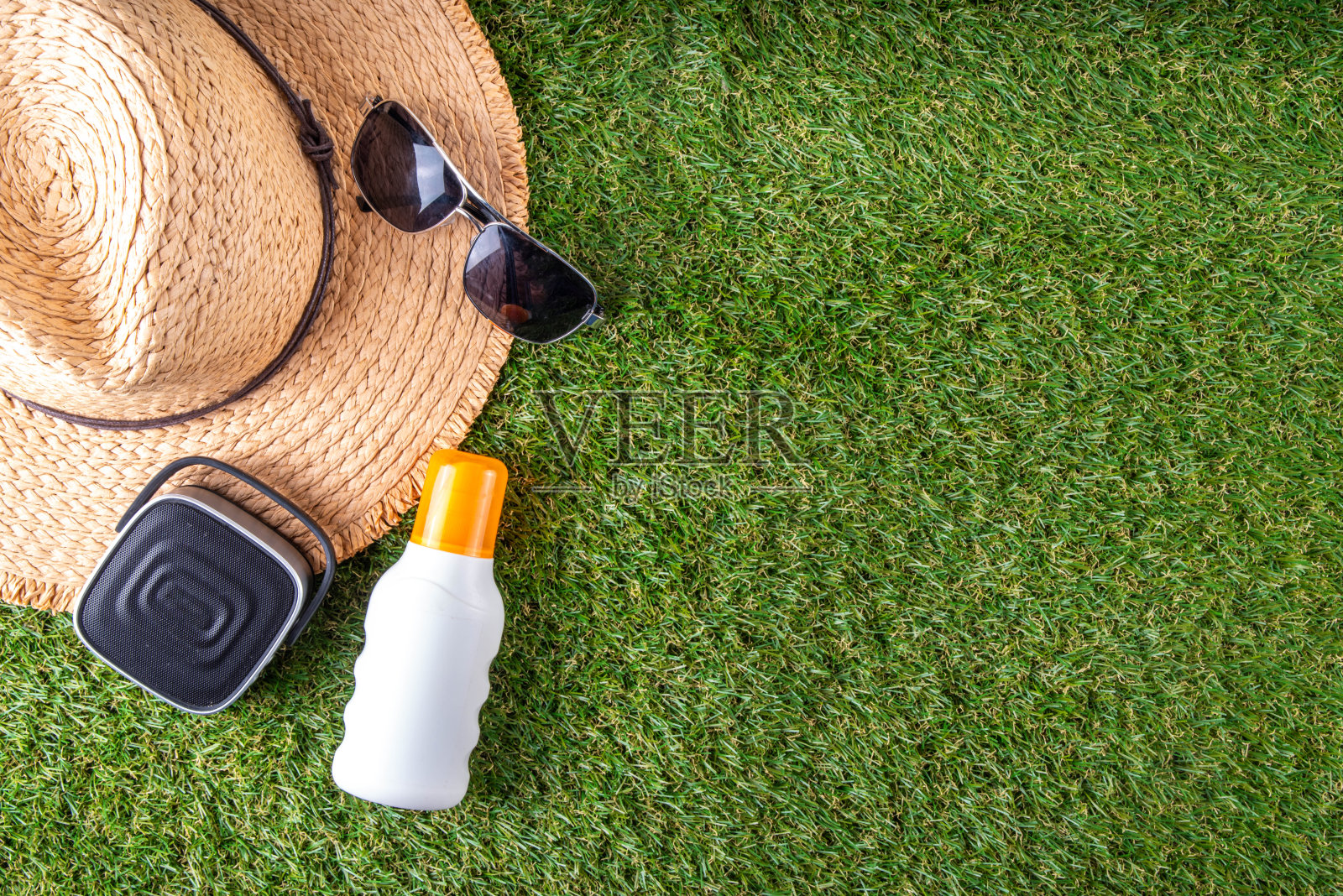 春夏野餐,户外休闲的背景照片摄影图片