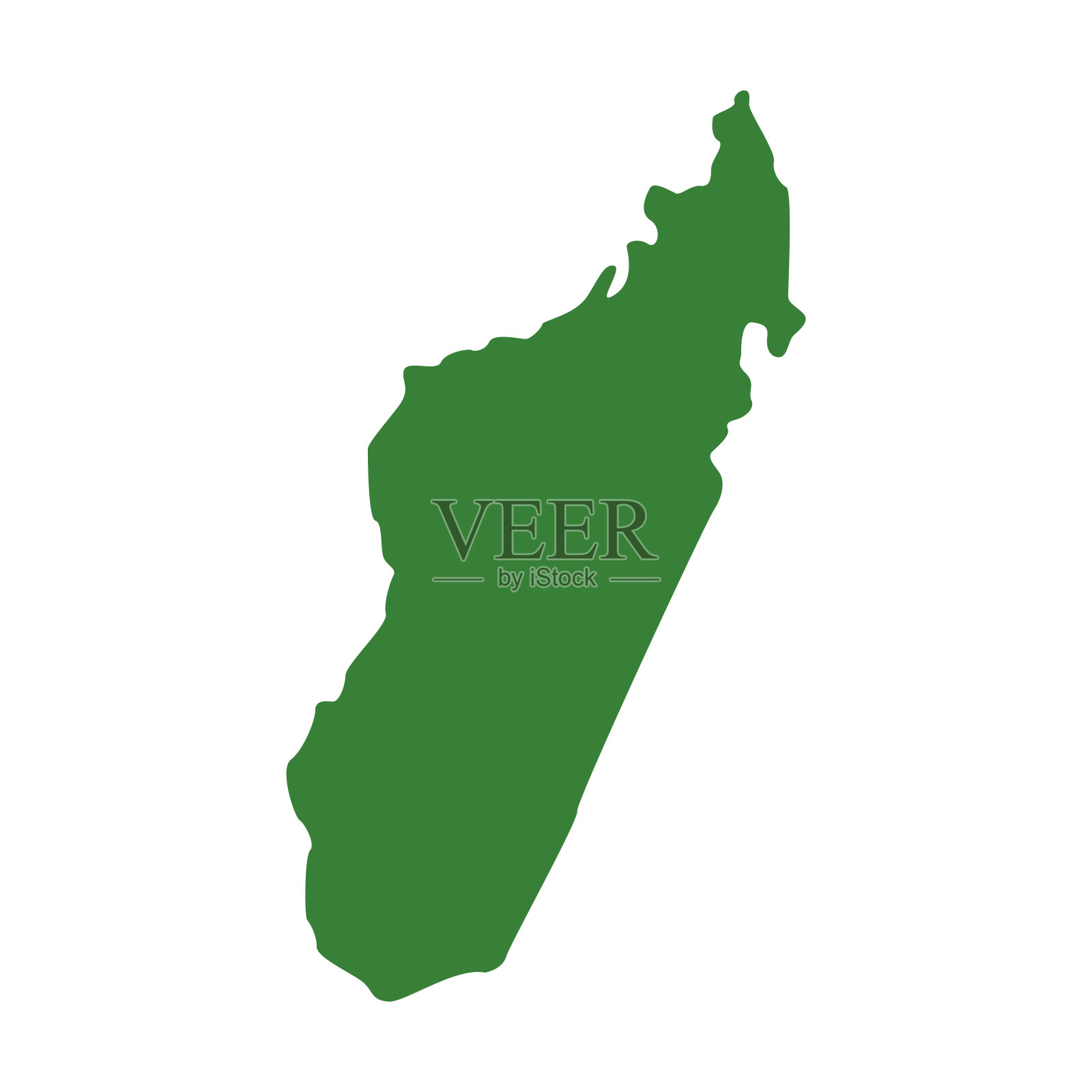 马达加斯加地图优质矢量插图插画图片素材