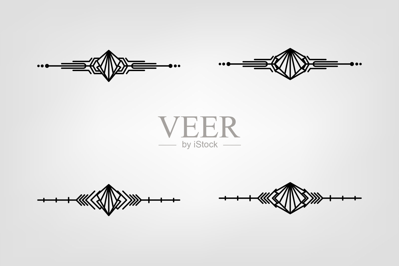 装饰艺术线条边框。现代阿拉伯金色框架,装饰线条边框和几何金色标签框架矢量设计元素插画图片素材