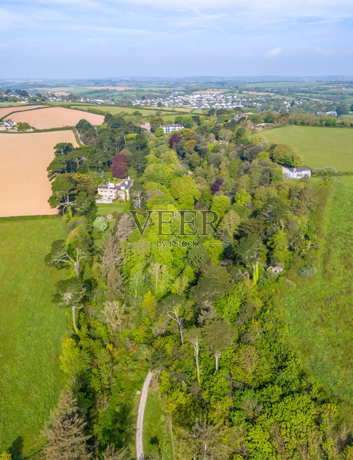 康沃尔的毛南史密斯村照片摄影图片