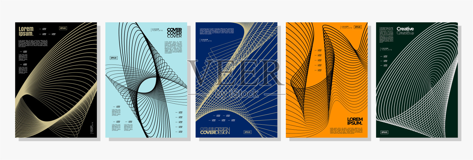 流动运动动态曲线覆盖设计束插画图片素材