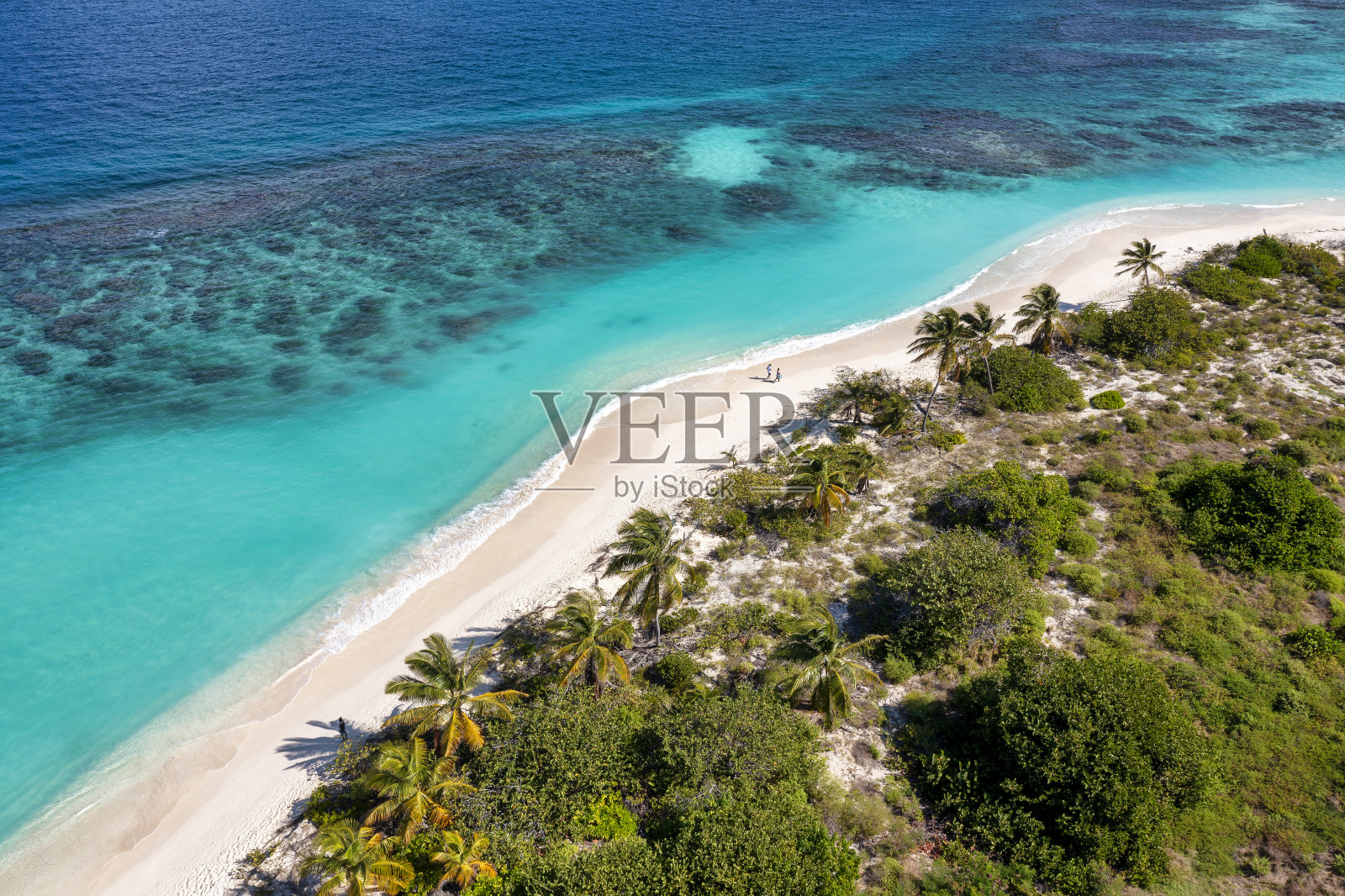 浅滩湾泳滩航拍图照片摄影图片