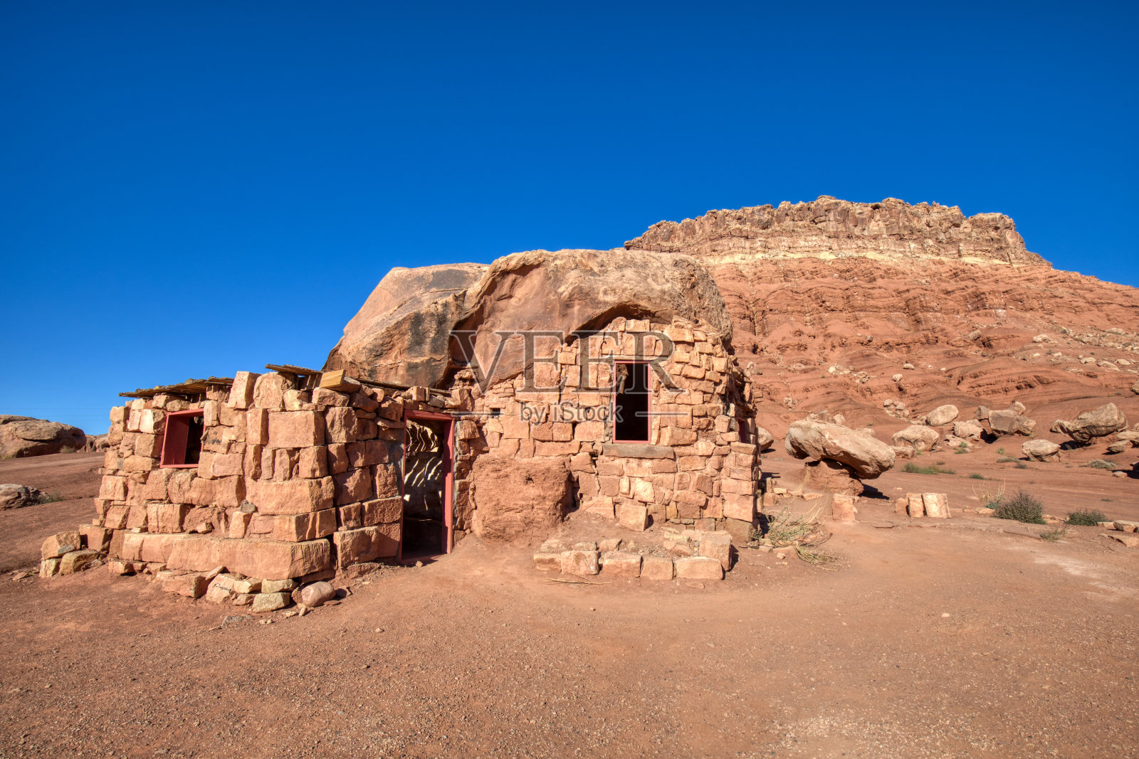悬崖居民岩屋照片摄影图片