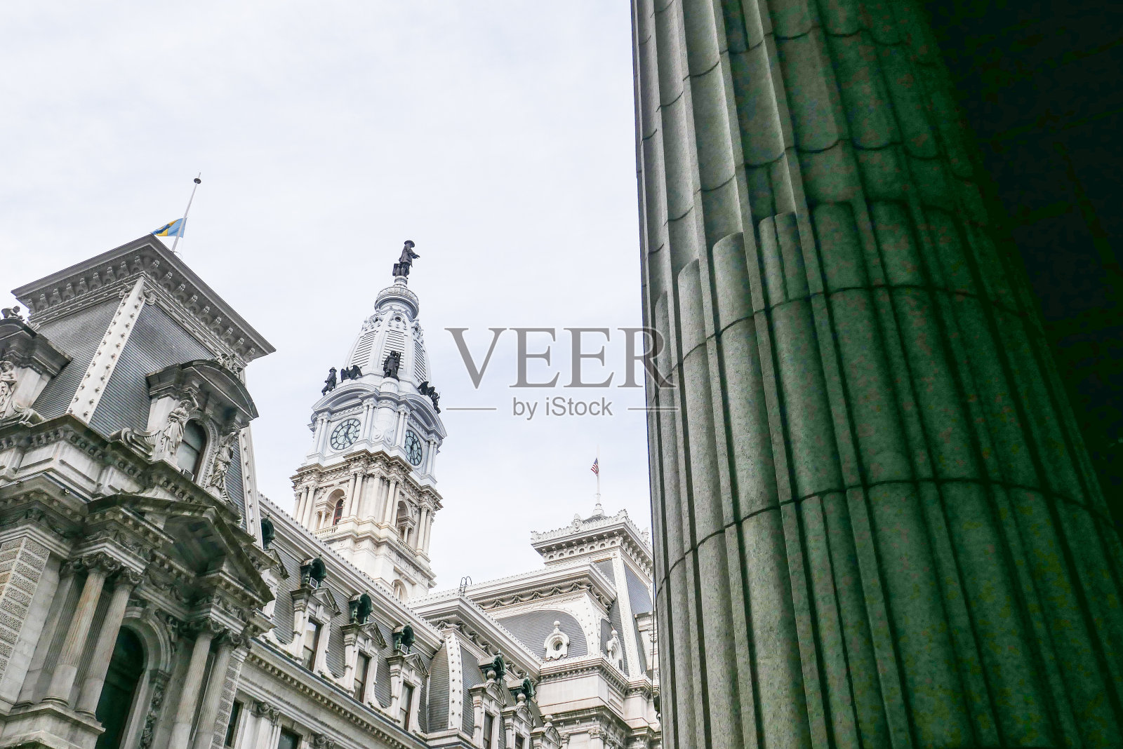 费城市政厅照片摄影图片