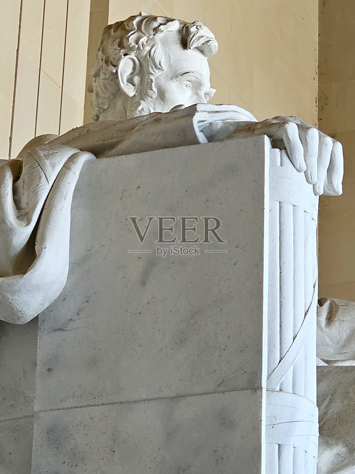 亚伯拉罕·林肯纪念堂,细节照片摄影图片