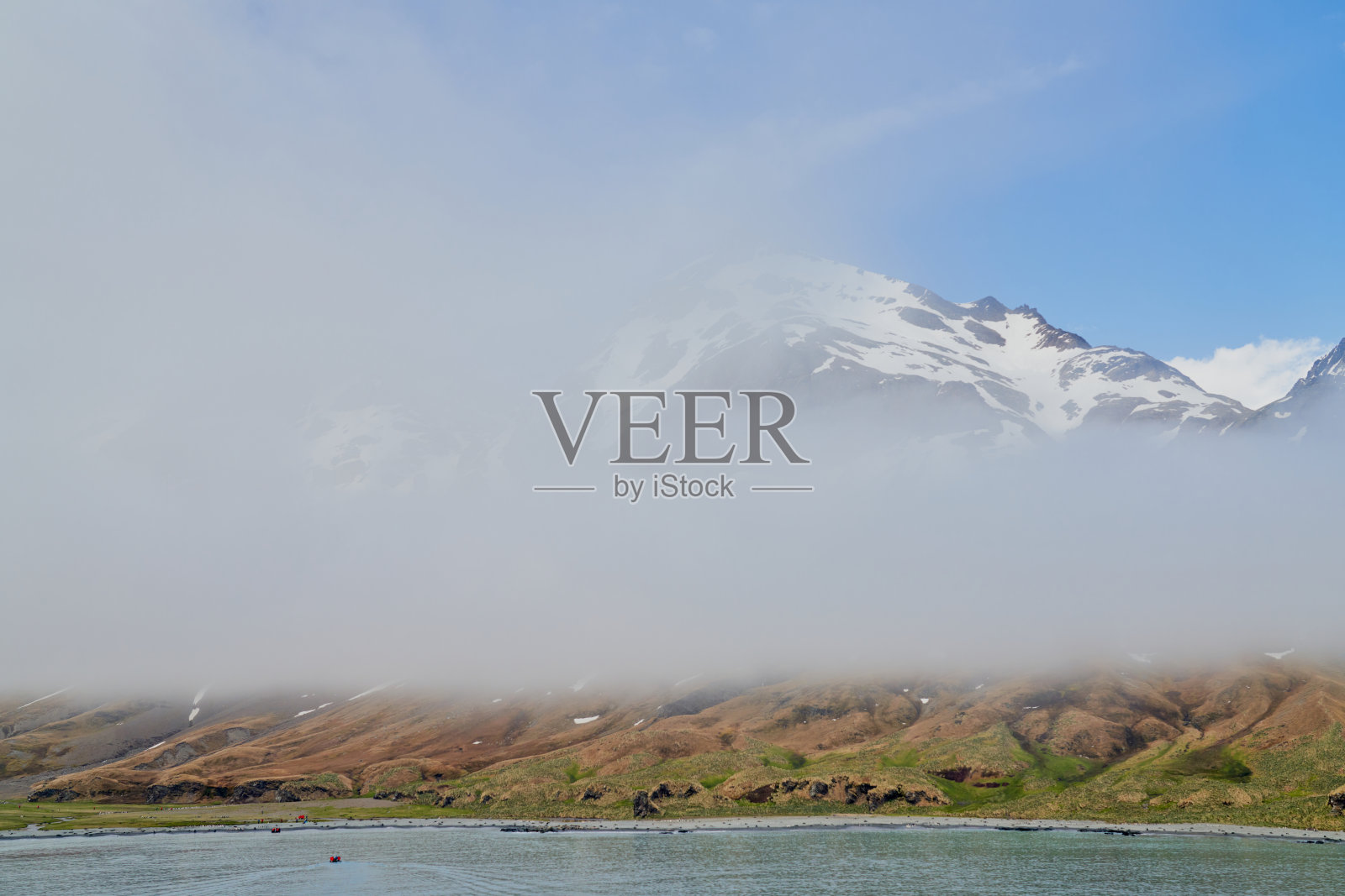 福图纳湾,探索南乔治亚岛照片摄影图片