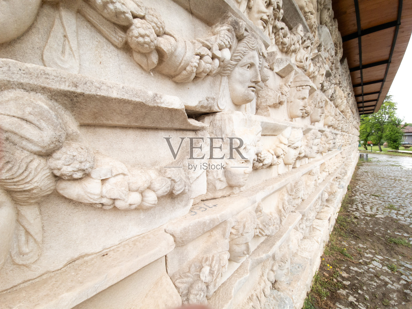 非洲古城。(阿佛洛狄西亚)。阿佛洛狄忒许多古代城市的共同名称,是献给阿佛洛狄忒女神的。最著名的城市是阿佛洛狄西亚斯。卡拉卡苏- Aydın,土耳其照片摄影图片