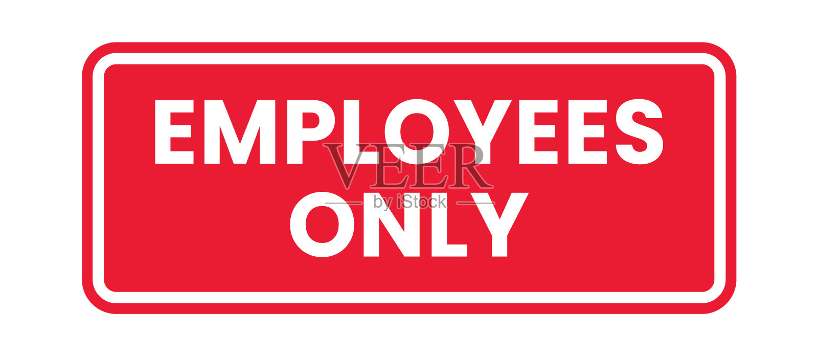 员工只签,贴纸,工作场所说明,标签,矢量插画图片素材