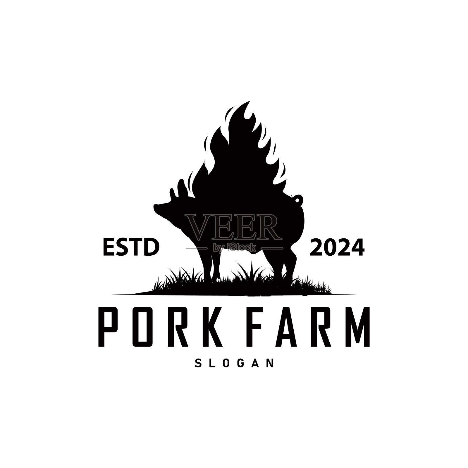 烧烤插画图片素材