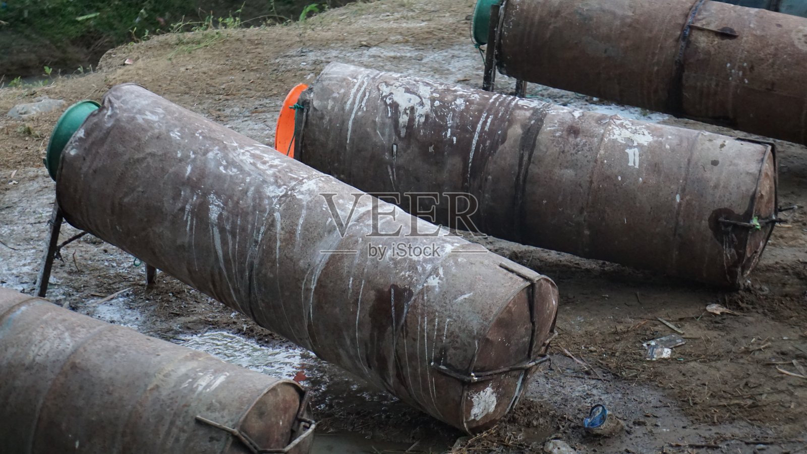 皮迪区开斋节庆祝活动的鼓炮照片摄影图片