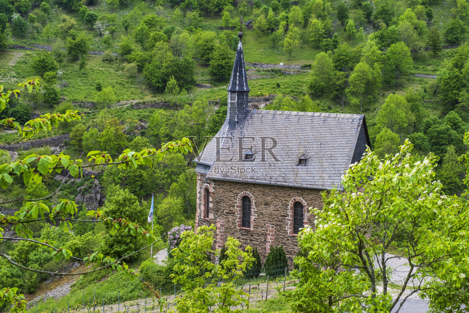 在莱茵高山脉徒步旅行照片摄影图片