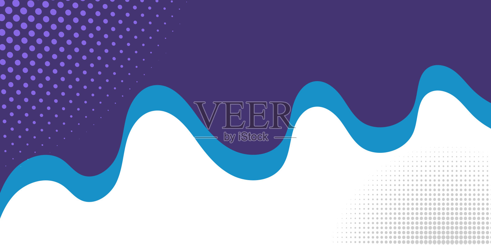 抽象色彩几何波普艺术背景与半色调。插画图片素材