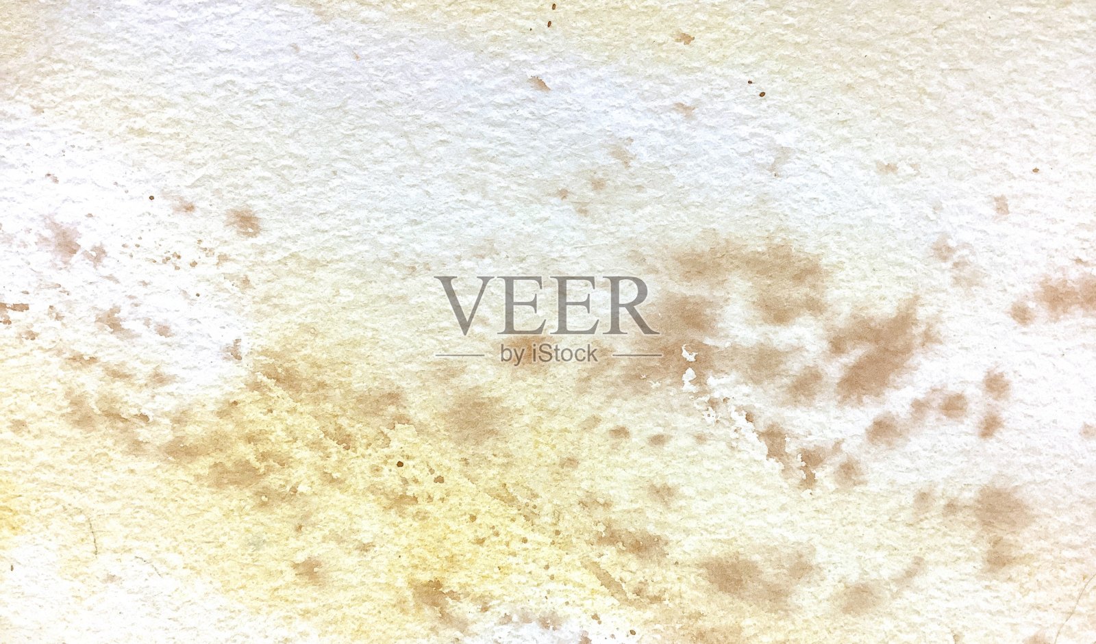 艺术抽象grunge背景与生锈的金属色水彩米色棕色纹理手绘横幅背景插画图片素材