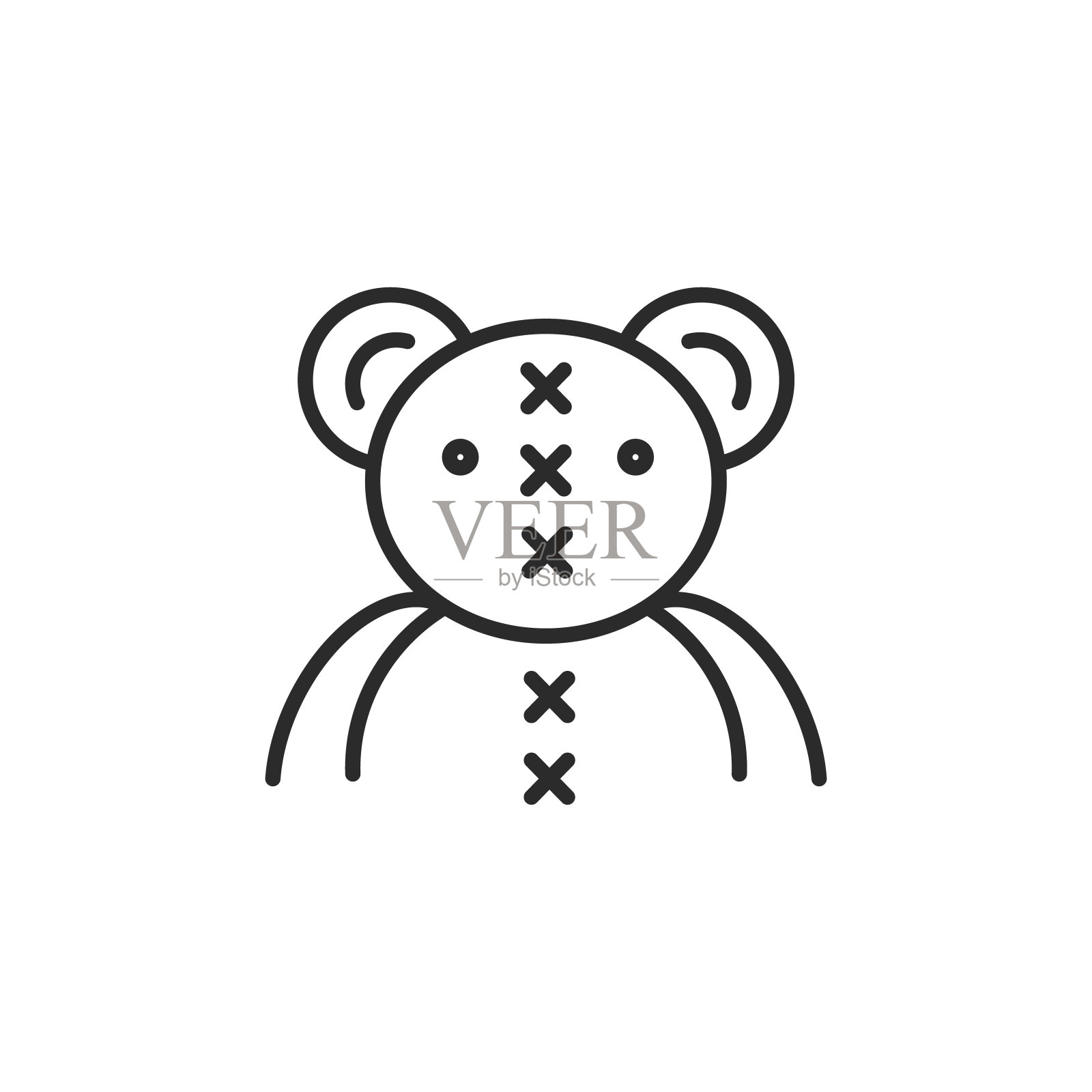 熊图标插画图片素材