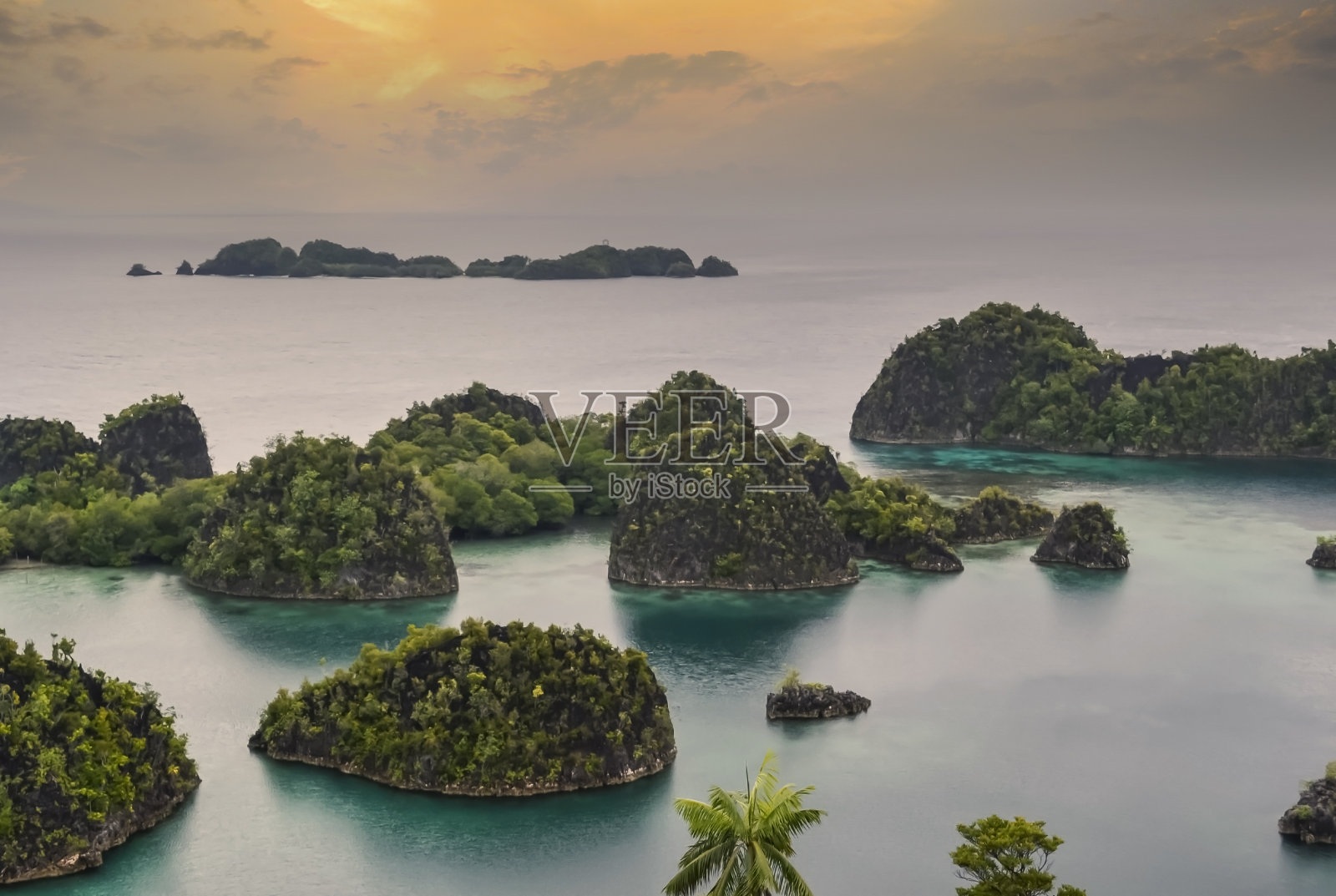 拉贾安帕岛照片摄影图片