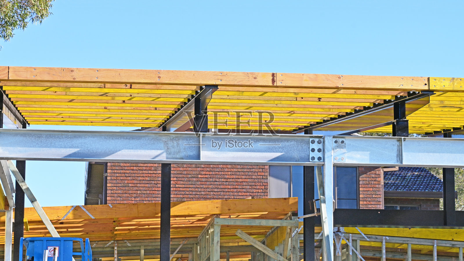 钢屋梁照片摄影图片