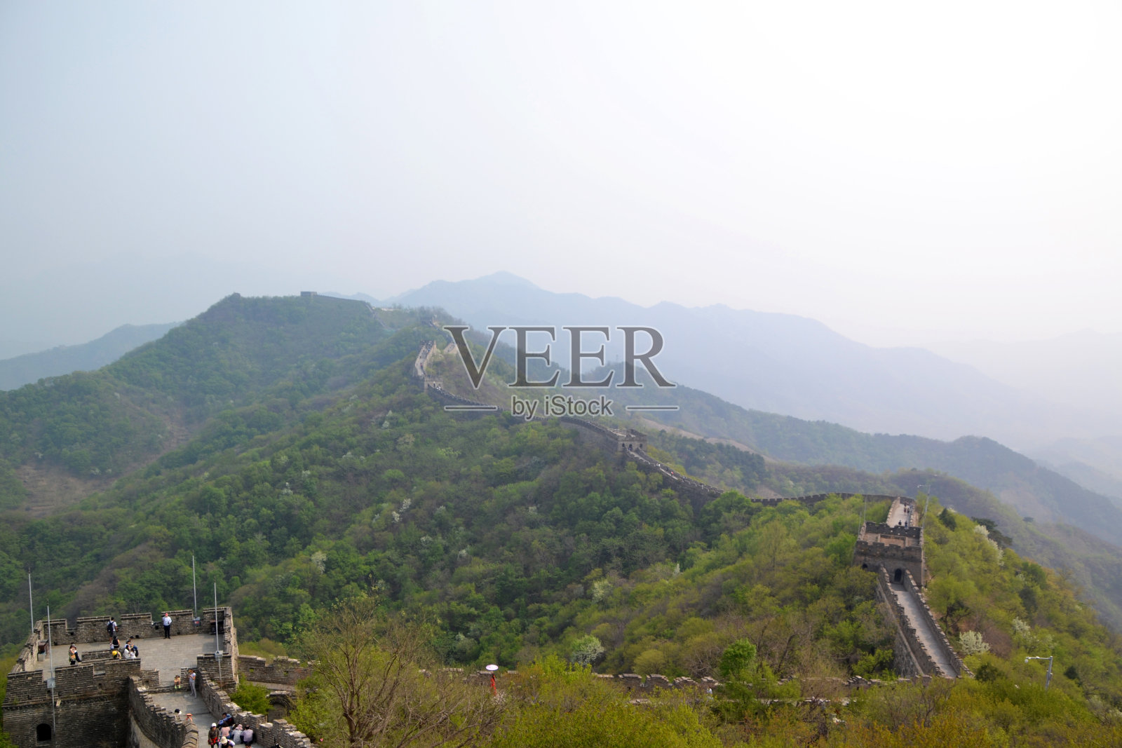 中国,北京,中国的长城,防御工事,中国的象征照片摄影图片